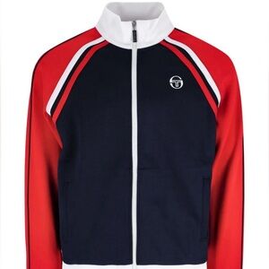 Vintage 90’s Sergio Tacchini Red and Blue Track Jacket